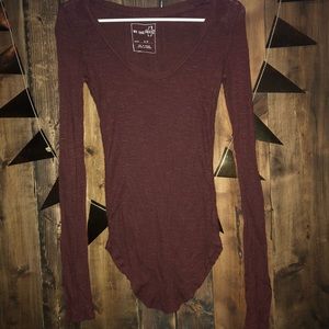 Free people we the free ribbed long sleeve shirt